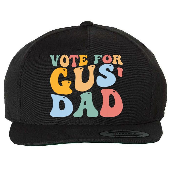 Vote For Gus Dad Team Gus Tim Walz Gus Walz Vp Wool Snapback Cap