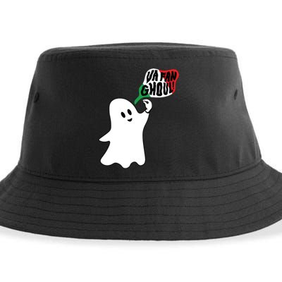 Va Fan Ghoul Ghost Italian Halloween Sustainable Bucket Hat