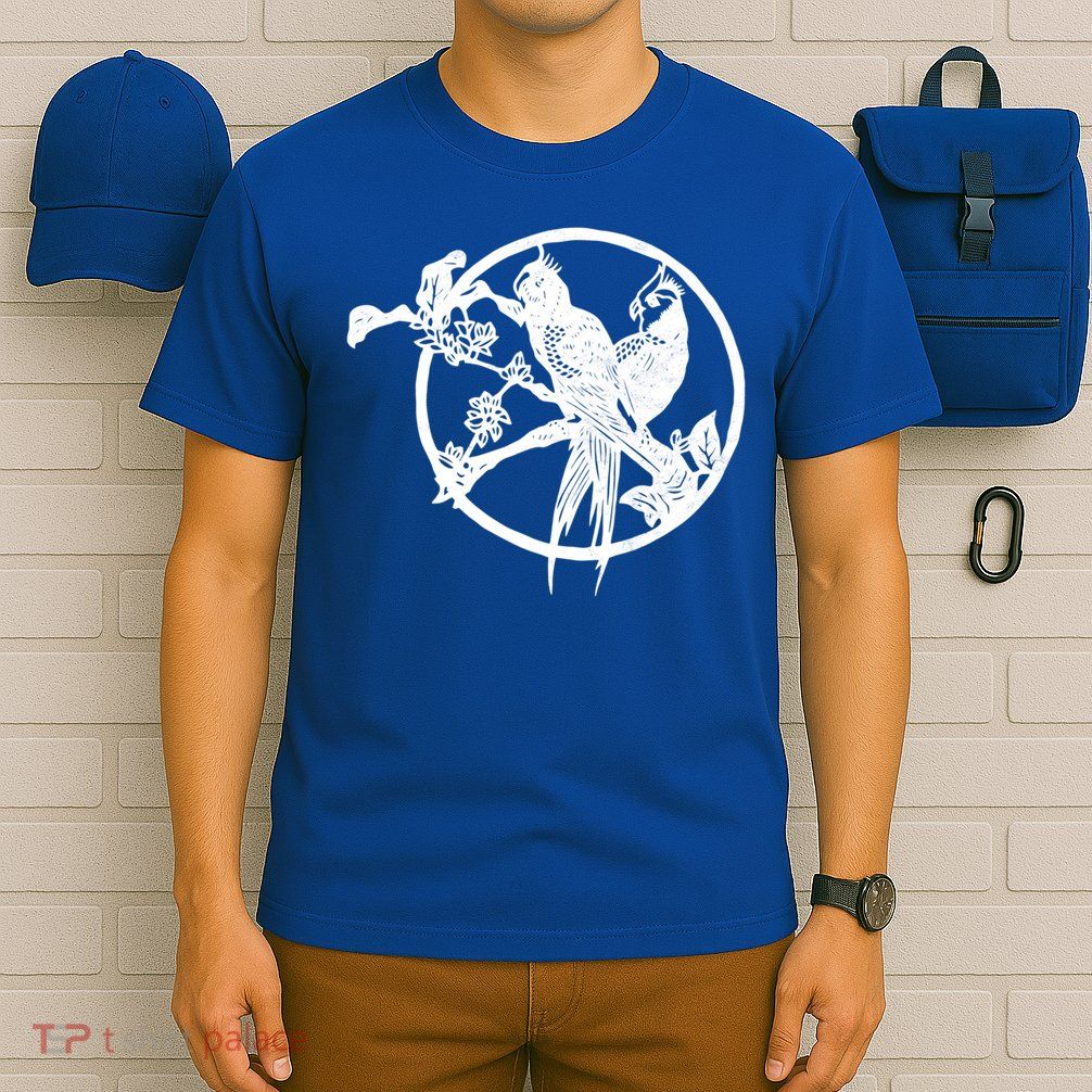 Vintage Funny Gift Parrots Parakeets  T-Shirt