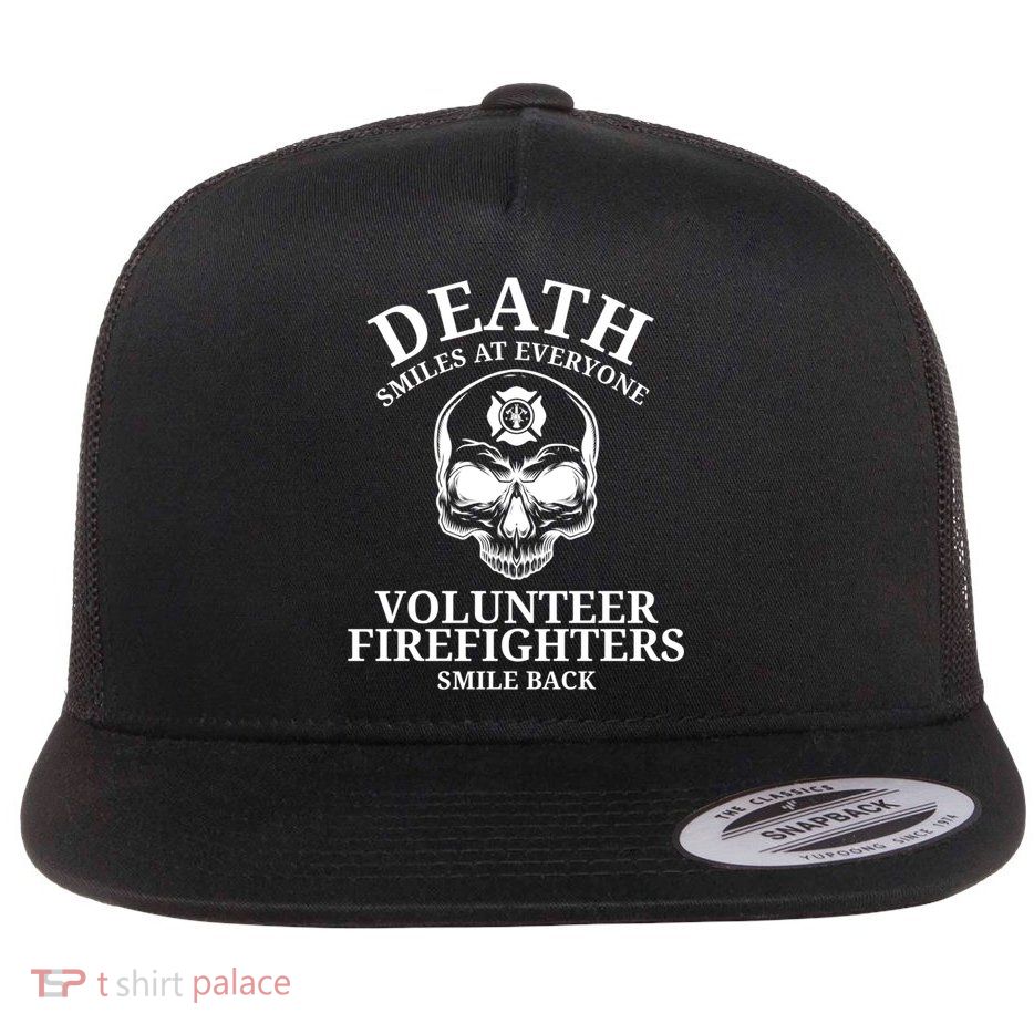 Volunteer Firefighter Gift For Firefighters Meaningful Gift Flatbill Hat