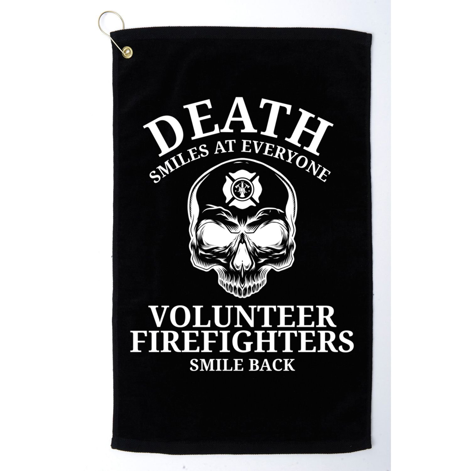 Volunteer Firefighter Gift For Firefighters Meaningful Gift Golf Towel