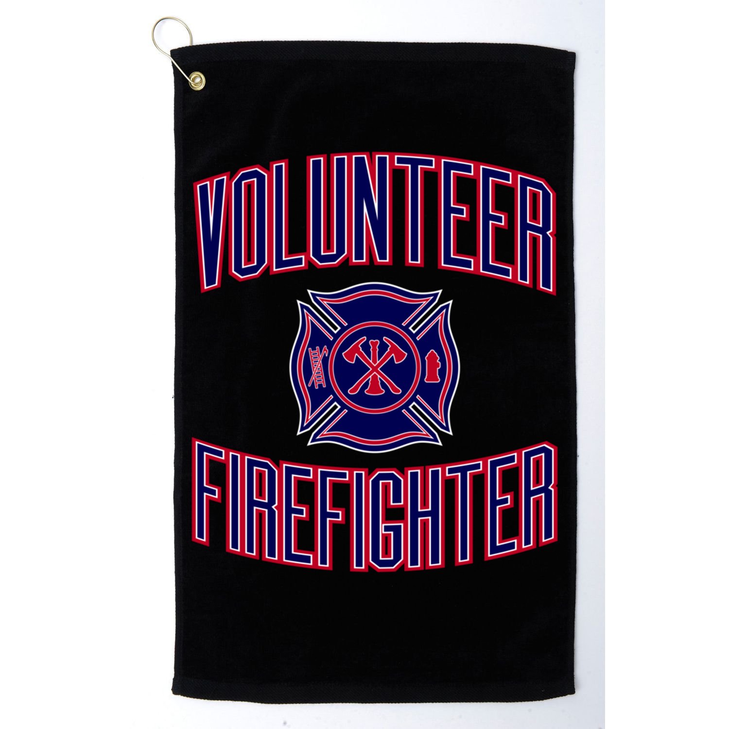 Volunteer Firefighter Gift And Golf Towel