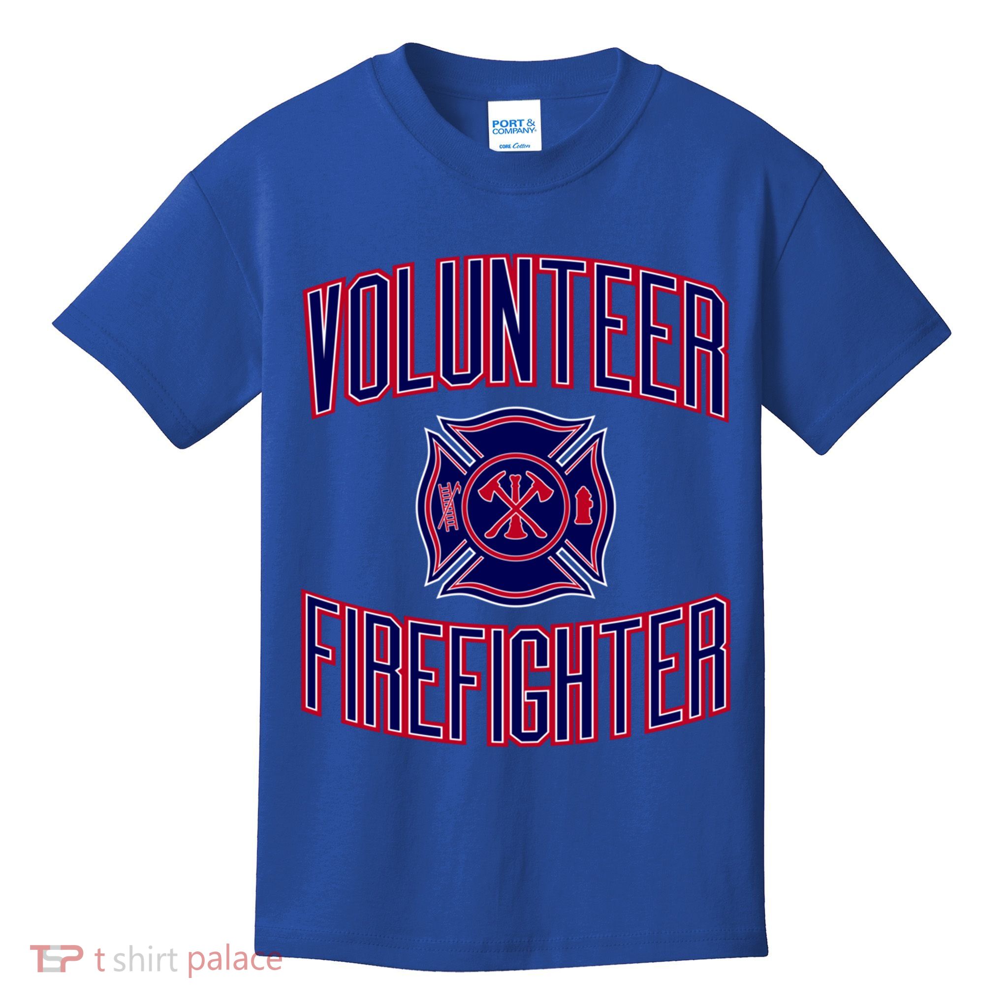 Volunteer Firefighter Gift And Kids T-Shirt