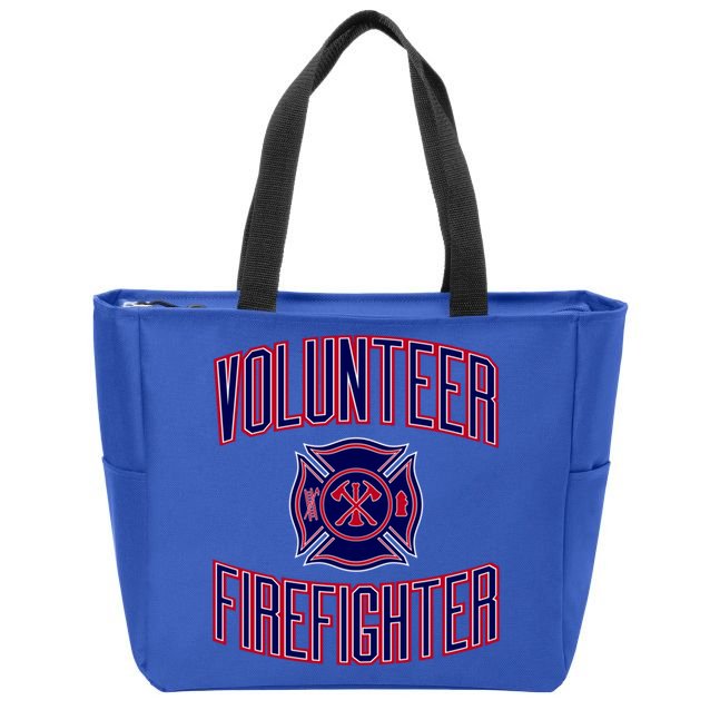 Volunteer Firefighter Gift And Zip Tote Bag