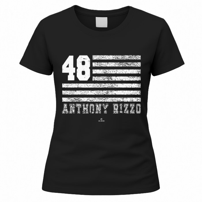 Vintage Flag Gameday Anthony Rizzo New York Women's T-Shirt