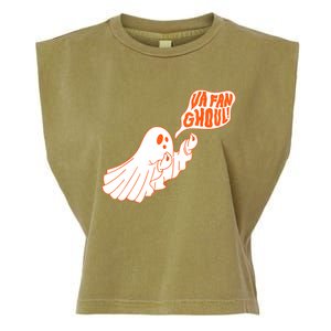 Va Fan Ghoul For Italian Funny Halloween Ghost Garment-Dyed Women's Muscle Tee