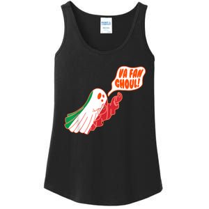 Va Fan Ghoul For Italian Funny Halloween Ghost Ladies Essential Tank