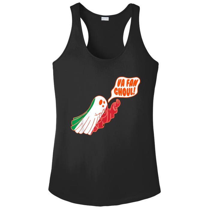 Va Fan Ghoul For Italian Funny Halloween Ghost Ladies PosiCharge Competitor Racerback Tank