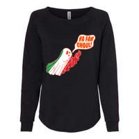 Va Fan Ghoul For Italian Funny Halloween Ghost Womens California Wash Sweatshirt