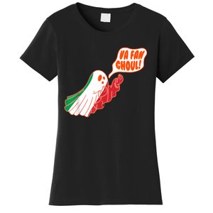 Va Fan Ghoul For Italian Funny Halloween Ghost Women's T-Shirt