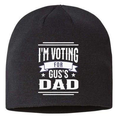 Voting For Gus Dad 2024 Coach And Comrade Kamala For People Sustainable Beanie