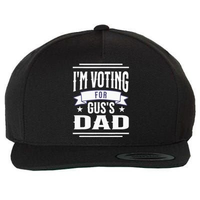 Voting For Gus Dad 2024 Coach And Comrade Kamala For People Wool Snapback Cap