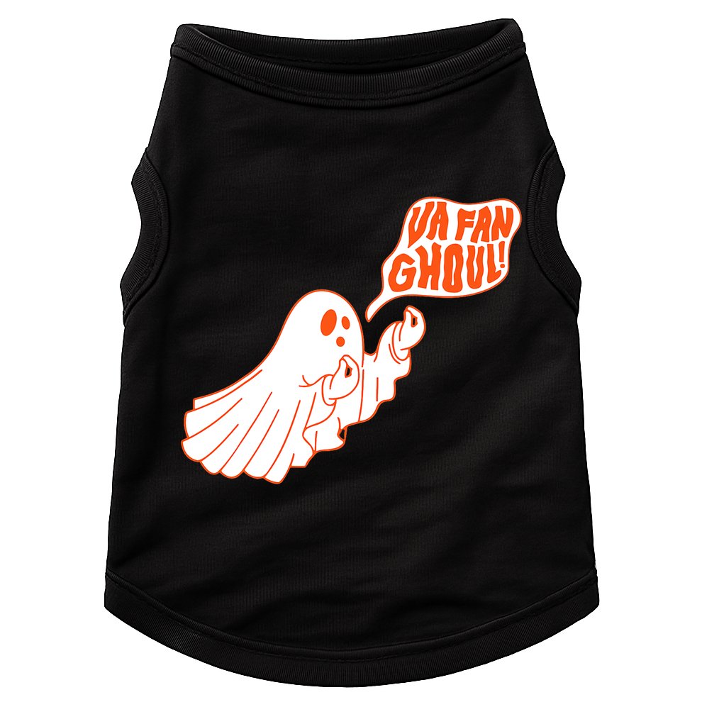 Va Fan Ghoul Italian Funny Halloween Ghost Doggie Tank