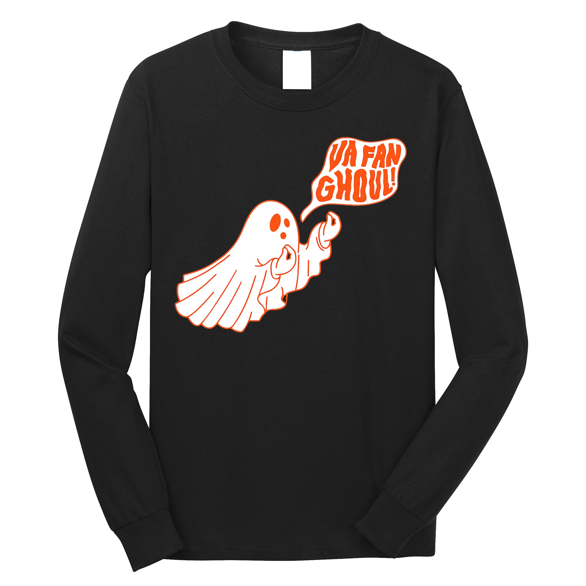 Va Fan Ghoul Italian Funny Halloween Ghost Long Sleeve Shirt