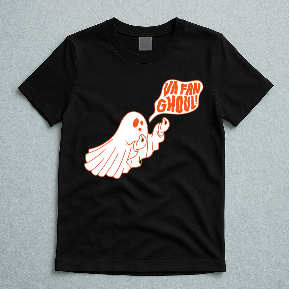 Va Fan Ghoul Italian Funny Halloween Ghost T-Shirt