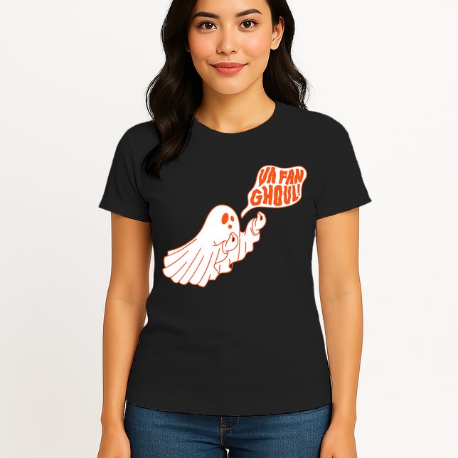 Va Fan Ghoul Italian Funny Halloween Ghost Womens T-Shirt