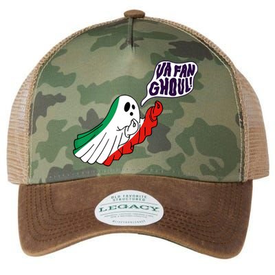 Va Fan Ghoul Italian Funny Halloween Ghost Legacy Tie Dye Trucker Hat