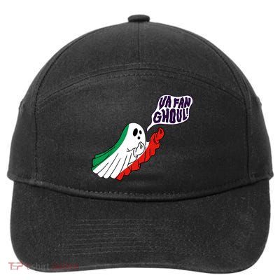 Va Fan Ghoul Italian Funny Halloween Ghost 7-Panel Snapback Hat