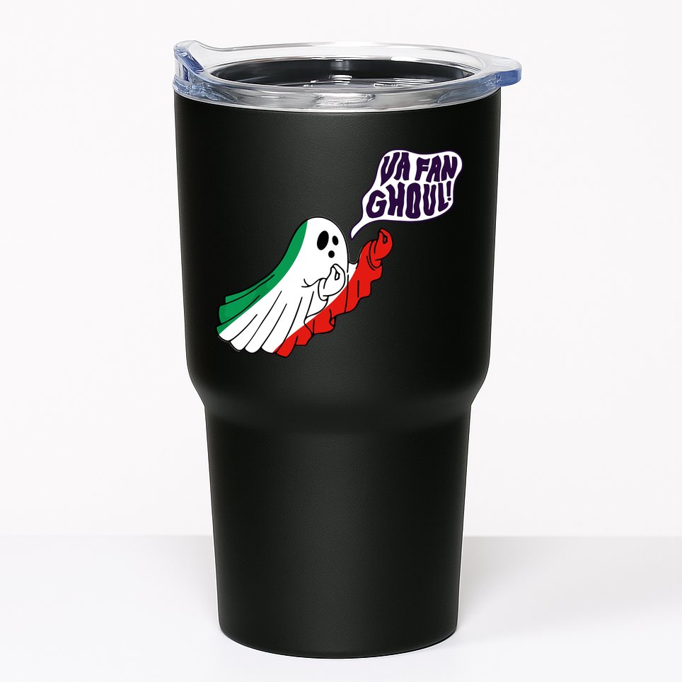 Va Fan Ghoul Italian Funny Halloween Ghost Tumbler