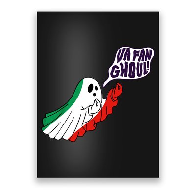 Va Fan Ghoul Italian Funny Halloween Ghost Poster
