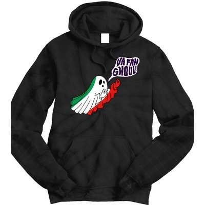 Va Fan Ghoul Italian Funny Halloween Ghost Tie Dye Hoodie