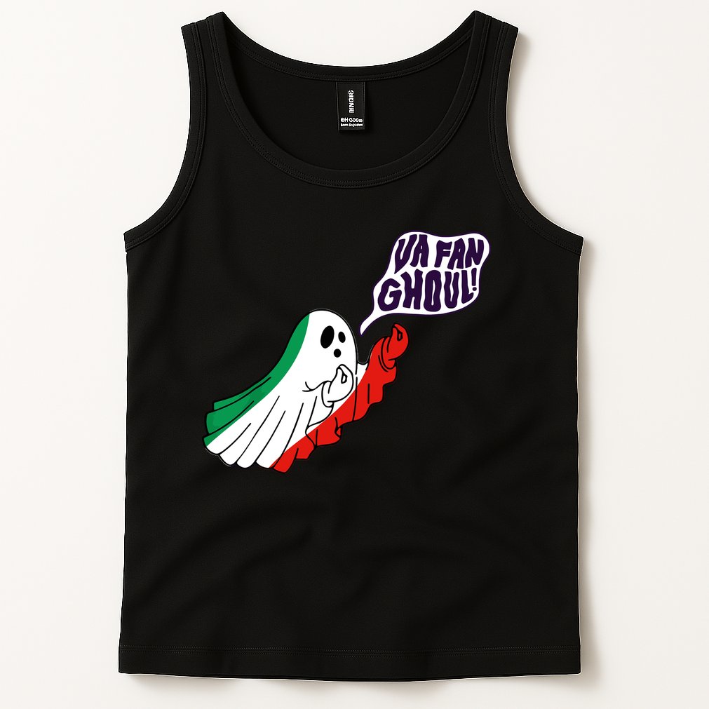 Va Fan Ghoul Italian Funny Halloween Ghost Tank Top