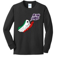 Va Fan Ghoul Italian Funny Halloween Ghost Kids Long Sleeve Shirt