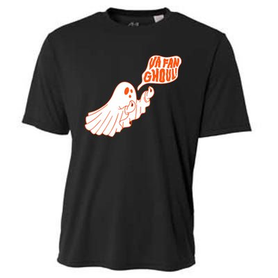 Va Fan Ghoul Italian Funny Halloween Ghost Cooling Performance Crew T-Shirt