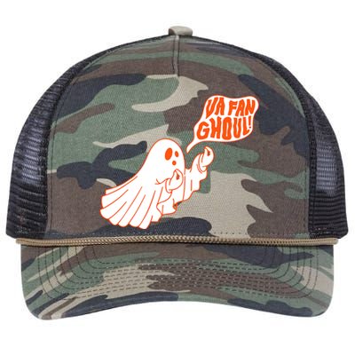 Va Fan Ghoul Italian Funny Halloween Ghost Retro Rope Trucker Hat Cap