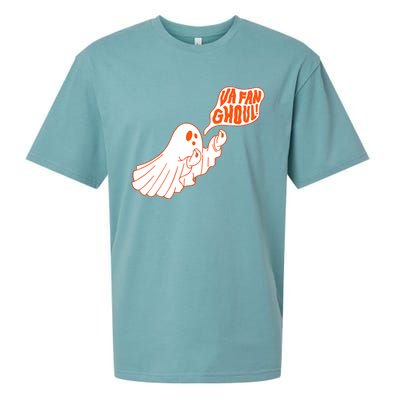 Va Fan Ghoul Italian Funny Halloween Ghost Sueded Cloud Jersey T-Shirt