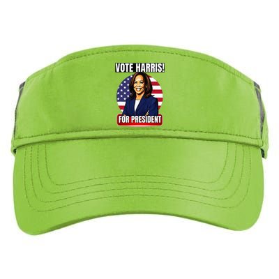 Vote For Harris 2024 Kamala Harris For President Election Adult Drive Performance Visor