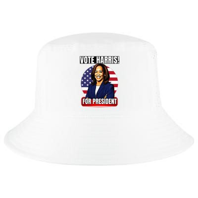 Vote For Harris 2024 Kamala Harris For President Election Cool Comfort Performance Bucket Hat