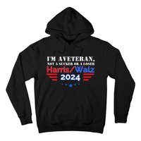 Veteran For Harris Walz For President 2024 Gift Hoodie