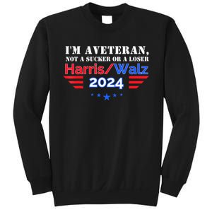 Veteran For Harris Walz For President 2024 Gift Sweatshirt