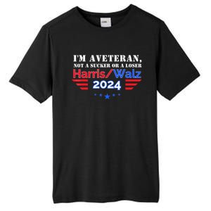 Veteran For Harris Walz For President 2024 Gift Tall Fusion ChromaSoft Performance T-Shirt