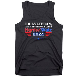 Veteran For Harris Walz For President 2024 Gift Tank Top