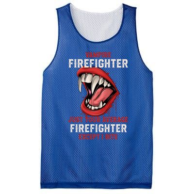 Vampire Firefighter Halloween Fire Scary Fire Marshal Gift Mesh Reversible Basketball Jersey Tank