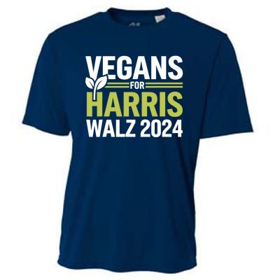 Vegans For Harris Waltz Walz 2024 Vegan For Kamala 2024 Cooling Performance Crew T-Shirt