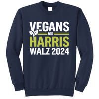 Vegans For Harris Waltz Walz 2024 Vegan For Kamala 2024 Sweatshirt