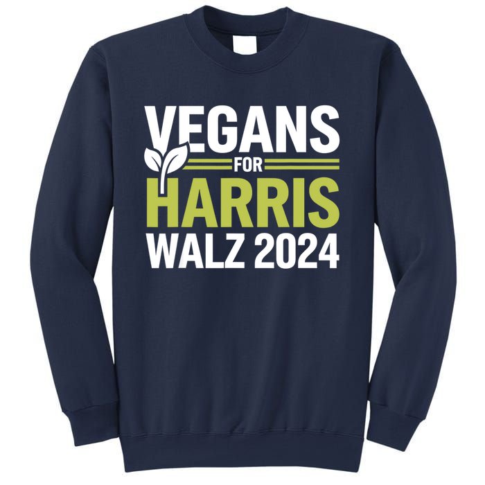 Vegans For Harris Waltz Walz 2024 Vegan For Kamala 2024 Sweatshirt