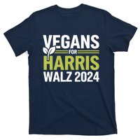 Vegans For Harris Waltz Walz 2024 Vegan For Kamala 2024 T-Shirt