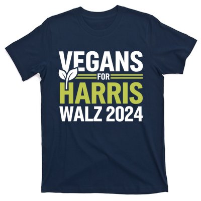 Vegans For Harris Waltz Walz 2024 Vegan For Kamala 2024 T-Shirt