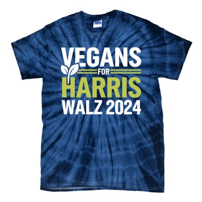 Vegans For Harris Waltz Walz 2024 Vegan For Kamala 2024 Tie-Dye T-Shirt