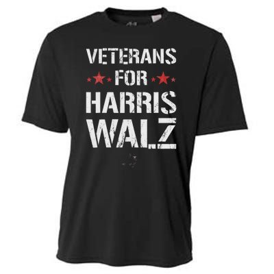 Veterans For Harris 2024 Kamala Harris Tim Walz Veteran Usa Cooling Performance Crew T-Shirt