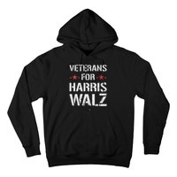 Veterans For Harris 2024 Kamala Harris Tim Walz Veteran Usa Hoodie