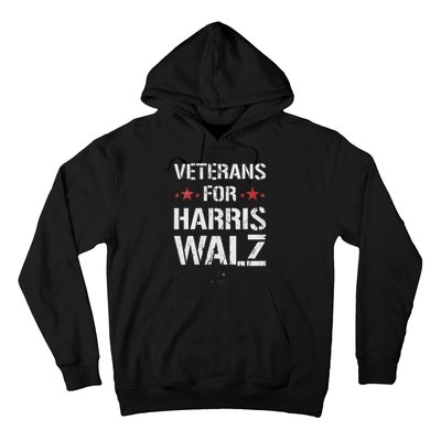 Veterans For Harris 2024 Kamala Harris Tim Walz Veteran Usa Hoodie