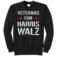 Veterans For Harris 2024 Kamala Harris Tim Walz Veteran Usa Sweatshirt