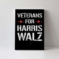 Veterans For Harris 2024 Kamala Harris Tim Walz Veteran Usa Canvas