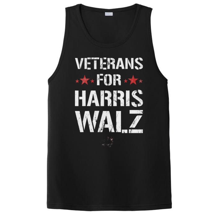 Veterans For Harris 2024 Kamala Harris Tim Walz Veteran Usa PosiCharge Competitor Tank