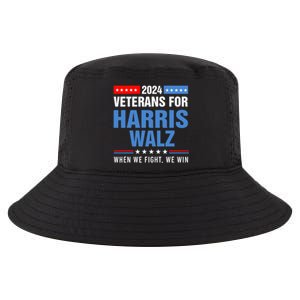 Veterans For Harris Walz 2024 Presidential Campaign Cool Comfort Performance Bucket Hat